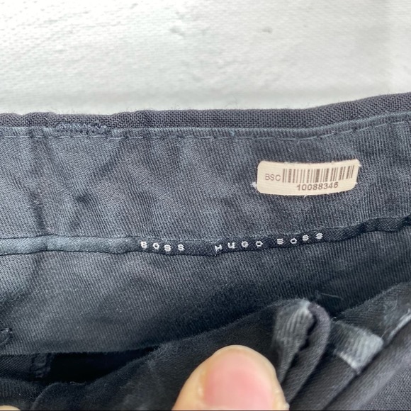 Boss Hugo Boss Women's Black Straight Leg Career Wear Pants - Picture 4 of 9